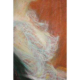 伊藤清長【女性像】パステル画　Z055 