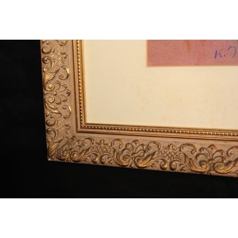 伊藤清長【女性像】パステル画　Z055 