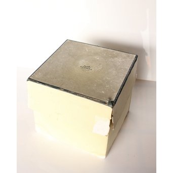 HERMÈS Vintage Cristal double Vase エルメス 白被切子花瓶 水指　Y007 