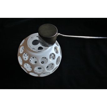 HERMÈS Vintage Cristal double Vase エルメス 白被切子花瓶 水指　Y007 水指としても品があります