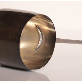 表千家即中斎箱 中川浄益作 南鐐銀柄杓　M065 