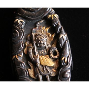 浜野派 大岡政寿銘 刀装具 鍔/目貫/縁頭/小柄　M070 