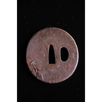 浜野派 大岡政寿銘 刀装具 鍔/目貫/縁頭/小柄　M070 