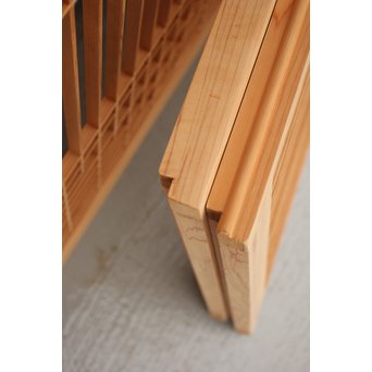 白木組子書院 4枚1組　R2351 