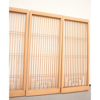 白木組子書院 4枚1組　R2351 