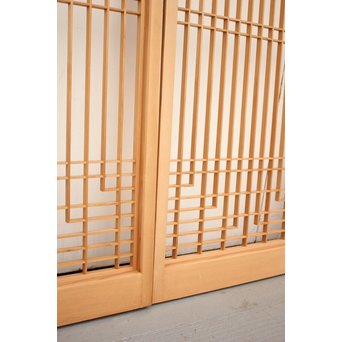 白木組子書院 4枚1組　R2351 