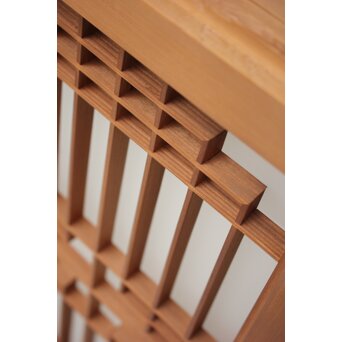 ガラス入 組子書院 4枚1組　R2355 