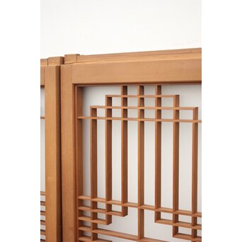 ガラス入 組子書院 4枚1組　R2355 