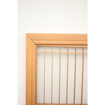 鷹松木彫 書院欄間5枚1組　R2356 