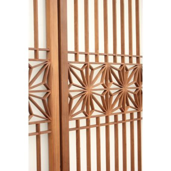 麻の葉組子書院 4枚1組　R2357 