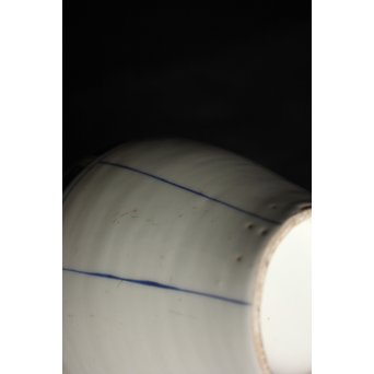 古伊万里 染付市松文茶壷　P082 