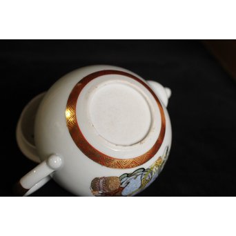 九谷鏑木製 煎茶器一式　P083 