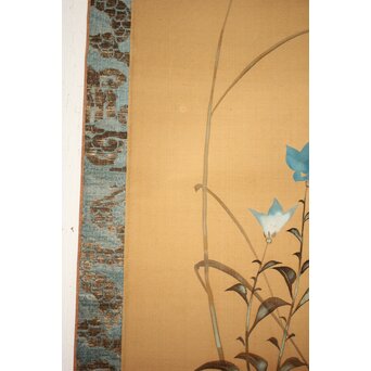 倣 鈴木其一 秋草掛軸　Z057 