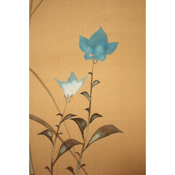 倣 鈴木其一 秋草掛軸　Z057 