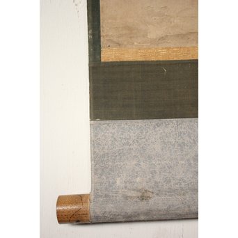 倣 白隠慧鶴 鳥図掛軸　Z058 