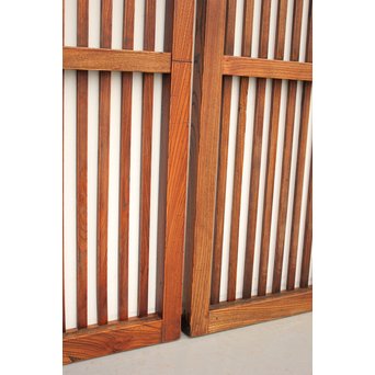 総栓 格子戸 2枚1組　L947 