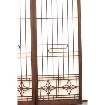 流水組子書院 4枚1組　R2360 