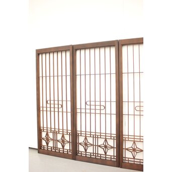 流水組子書院 4枚1組　R2360 