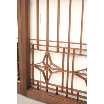 流水組子書院 4枚1組　R2360 