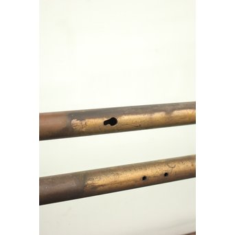 真鍮引手 欅と堅木の重厚観音開ドア 2枚1組　GD1194Y 