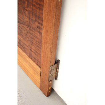 真鍮引手 欅と堅木の重厚観音開ドア 2枚1組　GD1194Y 