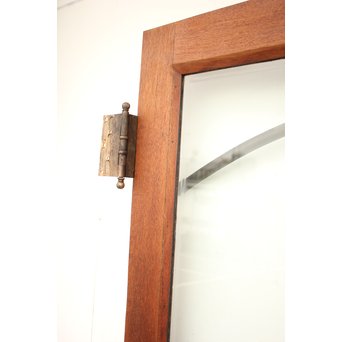 真鍮引手 欅と堅木の重厚観音開ドア 2枚1組　GD1194Y 