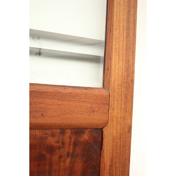 真鍮引手 欅と堅木の重厚観音開ドア 2枚1組　GD1194Y 