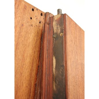 真鍮引手 欅と堅木の重厚観音開ドア 2枚1組　GD1194Y 