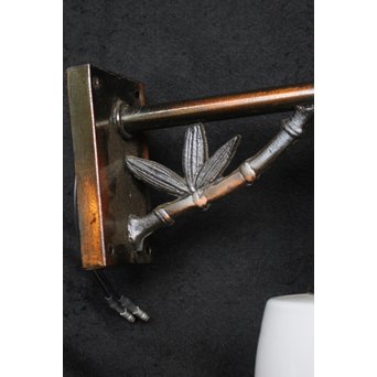 竹模様のブラケット照明　A1895 