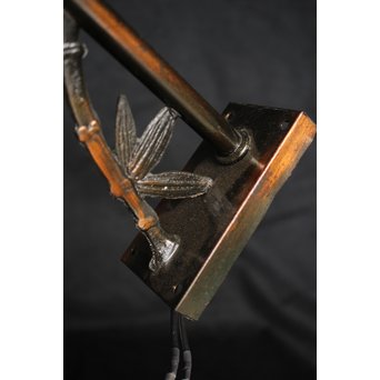 竹模様のブラケット照明　A1895 