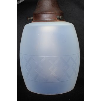 切子のオパールガラスブラケット照明　A1896 