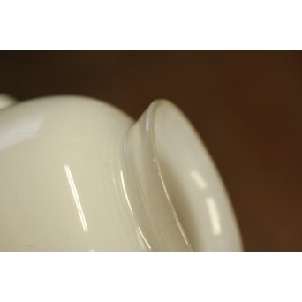 乳白色小型ひらひら電笠　A1901 