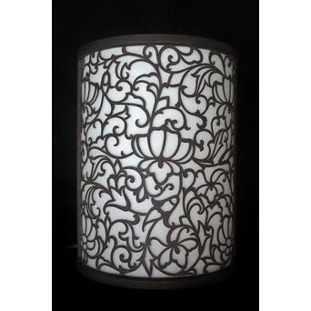 唐草紋 壁付照明カバー　A1905Y 