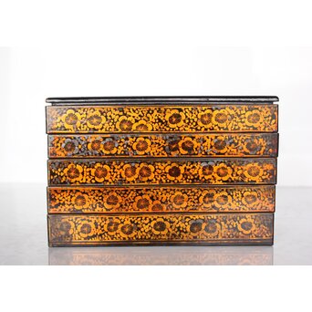 唐物風 重硯/経箱　Q032 