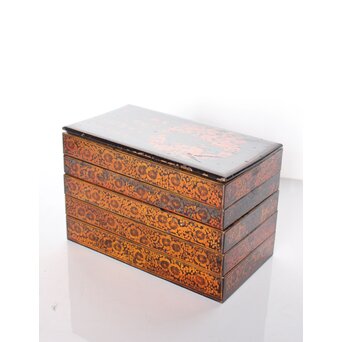 唐物風 重硯/経箱　Q032