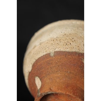 桃山唐津 藁灰釉ぐい呑み　P084 