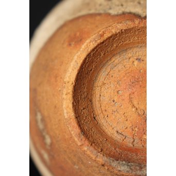 桃山唐津 藁灰釉ぐい呑み　P084 