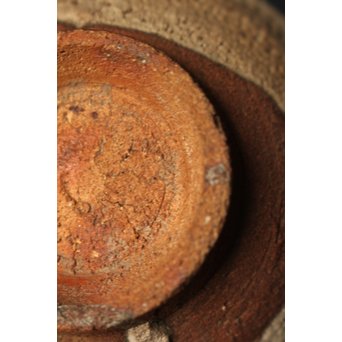 桃山唐津 藁灰釉ぐい呑み　P084 