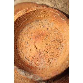 桃山唐津 藁灰釉ぐい呑み　P084 