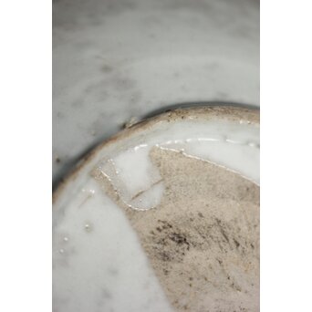 初期伊万里 蓮文7寸皿　P085 