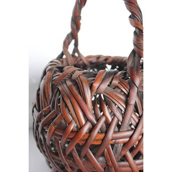 二世 田辺竹雲斎 竹籠　U050 