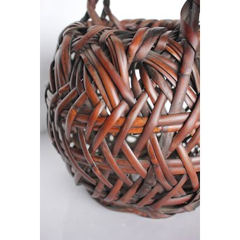 二世 田辺竹雲斎 竹籠　U050 