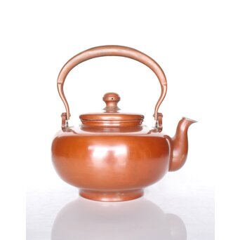 正一/正弌堂 銅鎚起昭和型水注　M073