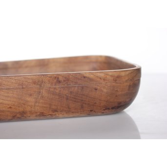 桑地行李蓋莨盆/煎茶盆　X076 