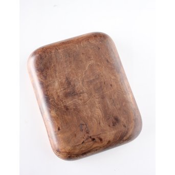 桑地行李蓋莨盆/煎茶盆　X076 