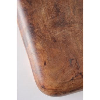 桑地行李蓋莨盆/煎茶盆　X076 