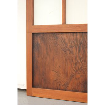 四君子 白ガラス装飾のガラス戸 2枚1組　GD1195YD 