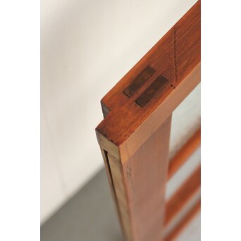 四君子 白ガラス装飾のガラス戸 2枚1組　GD1195YD 