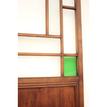 緑色ガラスの建具 2枚1組　GD1196YD 