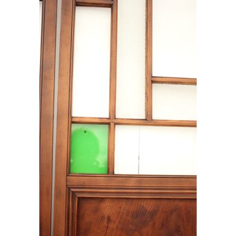 緑色ガラスの建具 2枚1組　GD1196YD 